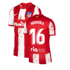 2021-2022 Atletico Madrid Home Shirt (Kids) (H HERRERA 16)