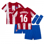 2021-2022 Atletico Madrid Infants Kit (H HERRERA 16)