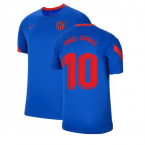 2021-2022 Atletico Madrid Training Shirt (Blue) (CORREA 10)
