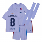 2021-2022 Barcelona Away Mini Kit (Kids) (A INIESTA 8)
