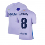 2021-2022 Barcelona Away Shirt (A INIESTA 8)