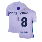 2021-2022 Barcelona Away Shirt (Kids) (A INIESTA 8)