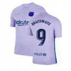 2021-2022 Barcelona Away Shirt (Kids) (BRAITHWAITE 12)