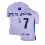 2021-2022 Barcelona Away Shirt (Kids) (GRIEZMANN 7)