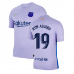 2021-2022 Barcelona Away Shirt (KUN AGUERO 19)