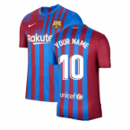 2021-2022 Barcelona Home Shirt (Your Name)