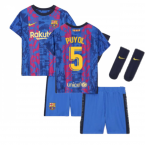 2021-2022 Barcelona Infants 3rd Kit (PUYOL 5)