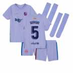 2021-2022 Barcelona Infants Away Kit (SERGIO 5)