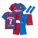 2021-2022 Barcelona Infants Home Kit (GRIEZMANN 7)