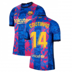 2021-2022 Barcelona Third Shirt (COUTINHO 14)