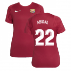2021-2022 Barcelona Training Shirt (Noble Red) - Womens (ABIDAL 22)