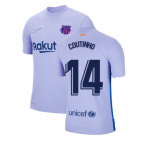 2021-2022 Barcelona Vapor Away Shirt (COUTINHO 14)