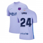 2021-2022 Barcelona Vapor Away Shirt (JUNIOR 24)