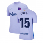 2021-2022 Barcelona Vapor Away Shirt (LENGLET 15)