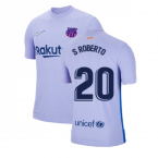 2021-2022 Barcelona Vapor Away Shirt (S ROBERTO 20)