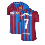 2021-2022 Barcelona Vapor Match Home Shirt (GRIEZMANN 7)