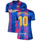 2021-2022 Barcelona Womens 3rd Shirt (ANSU FATI 10)