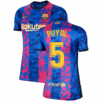 2021-2022 Barcelona Womens 3rd Shirt (PUYOL 5)