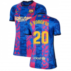 2021-2022 Barcelona Womens 3rd Shirt (S ROBERTO 20)