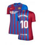 2021-2022 Barcelona Womens Home Shirt (RONALDINHO 10)