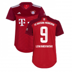 2021-2022 Bayern Munich Home Shirt (Ladies) (LEWANDOWSKI 9)