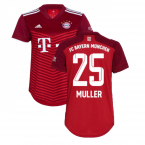 2021-2022 Bayern Munich Home Shirt (Ladies) (MULLER 25)