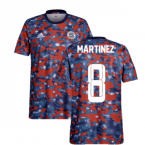 2021-2022 Bayern Munich Pre-Match Jersey (Dark Marine) - Kids (MARTINEZ 8)