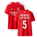 2021-2022 Benfica Home Jersey (VERTONGHEN 5)
