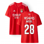 2021-2022 Benfica Home Jersey (WEIGL 28)