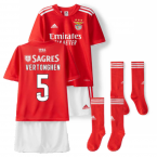 2021-2022 Benfica Home Little Boys Mini Kit (VERTONGHEN 5)