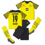 2021-2022 Borussia Dortmund Home Mini Kit (BRANDT 19)
