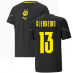 2021-2022 Borussia Dortmund Pre Match Shirt (Black) - Kids (GUERREIRO 13)