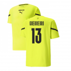 2021-2022 Borussia Dortmund Pre Match Shirt (Yellow) (GUERREIRO 13)