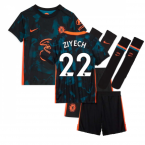 2021-2022 Chelsea 3rd Baby Kit (ZIYECH 22)