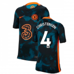 2021-2022 Chelsea 3rd Shirt (Kids) (CHRISTENSEN 4)