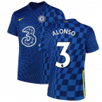 2021-2022 Chelsea Home Shirt (Kids) (ALONSO 3)