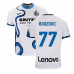 2021-2022 Inter Milan Away Shirt (BROZOVIC 77)
