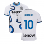 2021-2022 Inter Milan Away Shirt (Kids) (LAUTARO 10)