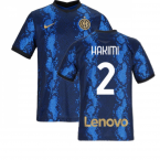 2021-2022 Inter Milan Home Shirt (Kids) (HAKIMI 2)