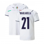 2021-2022 Italy Away Shirt (Kids) (QUAGLIARELLA 21)