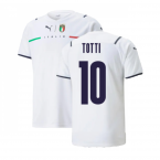 2021-2022 Italy Away Shirt (Kids) (TOTTI 10)
