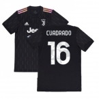 2021-2022 Juventus Away Shirt (Kids) (CUADRADO 11)