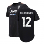 2021-2022 Juventus Away Shirt (Ladies) (ALEX SANDRO 12)