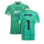 2021-2022 Juventus Home Goalkeeper Shirt (Lime) (BUFFON 1)