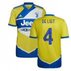 2021-2022 Juventus Third Shirt (DE LIGT 4)