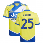 2021-2022 Juventus Third Shirt (Kids) (RABIOT 25)