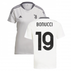 2021-2022 Juventus Training Shirt (White) - Ladies (BONUCCI 19)