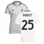 2021-2022 Juventus Training Shirt (White) - Ladies (RABIOT 25)