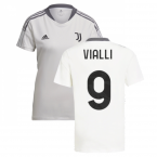 2021-2022 Juventus Training Shirt (White) - Ladies (VIALLI 9)