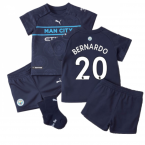 2021-2022 Man City 3rd Baby Kit (BERNARDO 20)